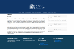 Website with sidebar